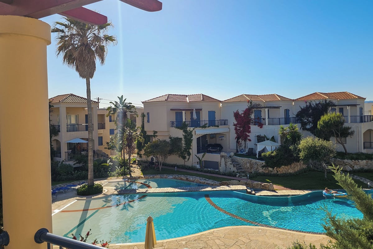 Basic Room, Pool View | Terrace/patio