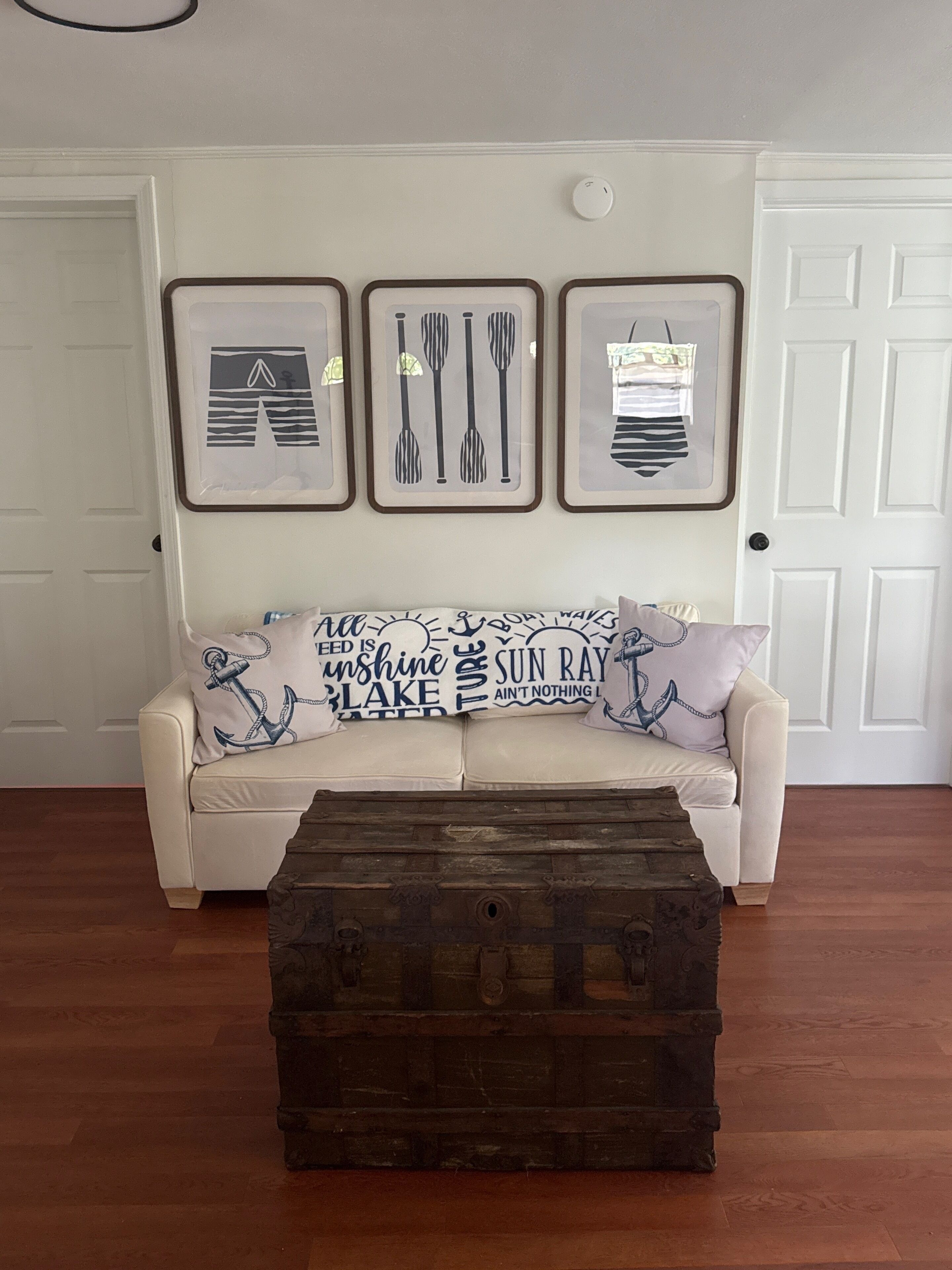 Smart-tv en een open haard