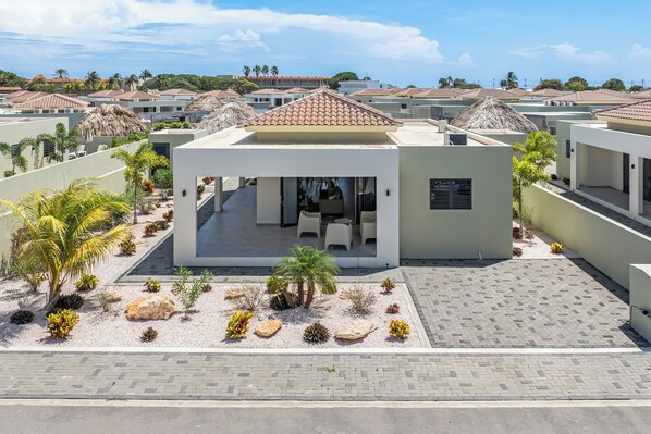 Majoituspaikan julkisivu