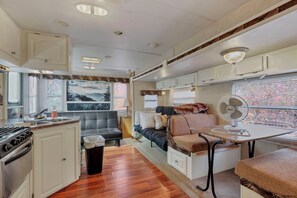 Living area - Big Spacious Camper (Somerset)