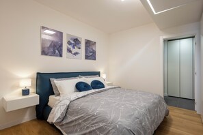 1 غرفة نوم وواي فاي وملاءات أسرّة