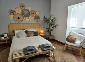 2 soverom, strykejern/-brett, internettilgang og sengetøy