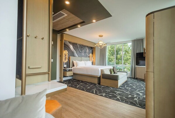 Suite, hoek (Kirkwood) | Een kluis op de kamer, een laptopwerkplek, verduisterende gordijnen