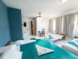 Quarto família | Wi-Fi de cortesia, roupa de cama