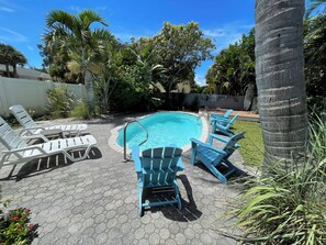 Pool - Relax in our 3-bedroom house in Melbourne Beach! (Melbourne Beach)