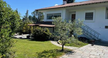 Lovely family summer house at Vourvourou, 5 min from the beach!