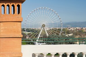 Blick von der Unterkunft