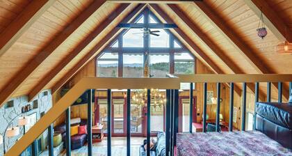 Deck, Mountain Views: Colorful Retreat in Vernon!