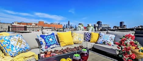Maison mitoyenne Design, 3 chambres, cuisine, vue ville | Terrasse/Patio