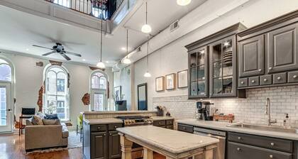 Steps to Historic Riverfront: Chic Dtwn Condo!