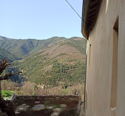 In the Cévennes at the foot of Mont Aigoual, 1km 2 from Valleraugue in the Gard department