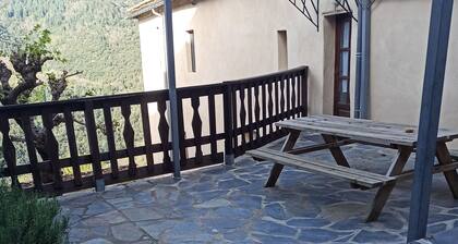 In the Cévennes at the foot of Mont Aigoual, 1km 2 from Valleraugue in the Gard department