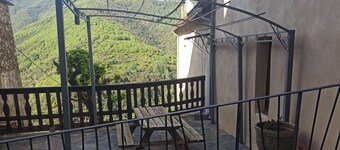 In the Cévennes at the foot of Mont Aigoual, 1km 2 from Valleraugue in the Gard department
