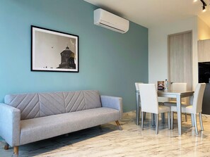 Apartamento, 2 quartos (207) | Sala de estar | Pisos aquecidos