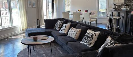 TV connectée, cheminée