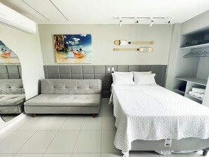 1 dormitorio, escritorio, wifi gratis y ropa de cama