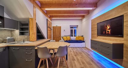 Sunny, stylish studio in the mountains