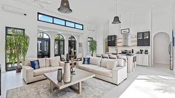 Maison, vue jardin | Coin séjour