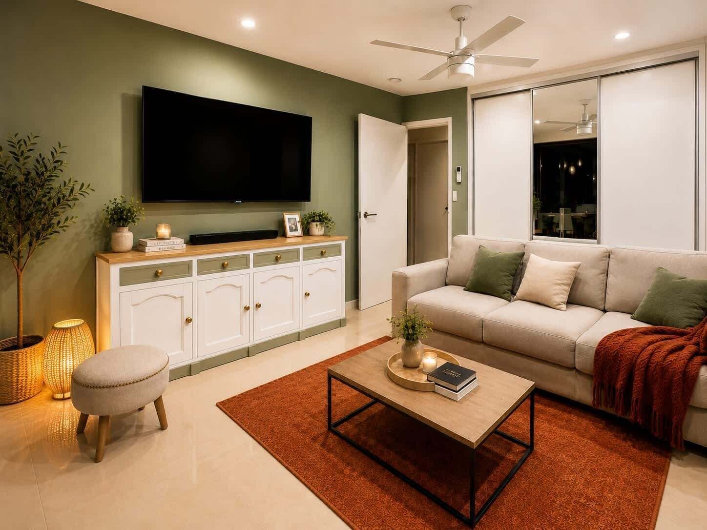TV, DVD player, offices