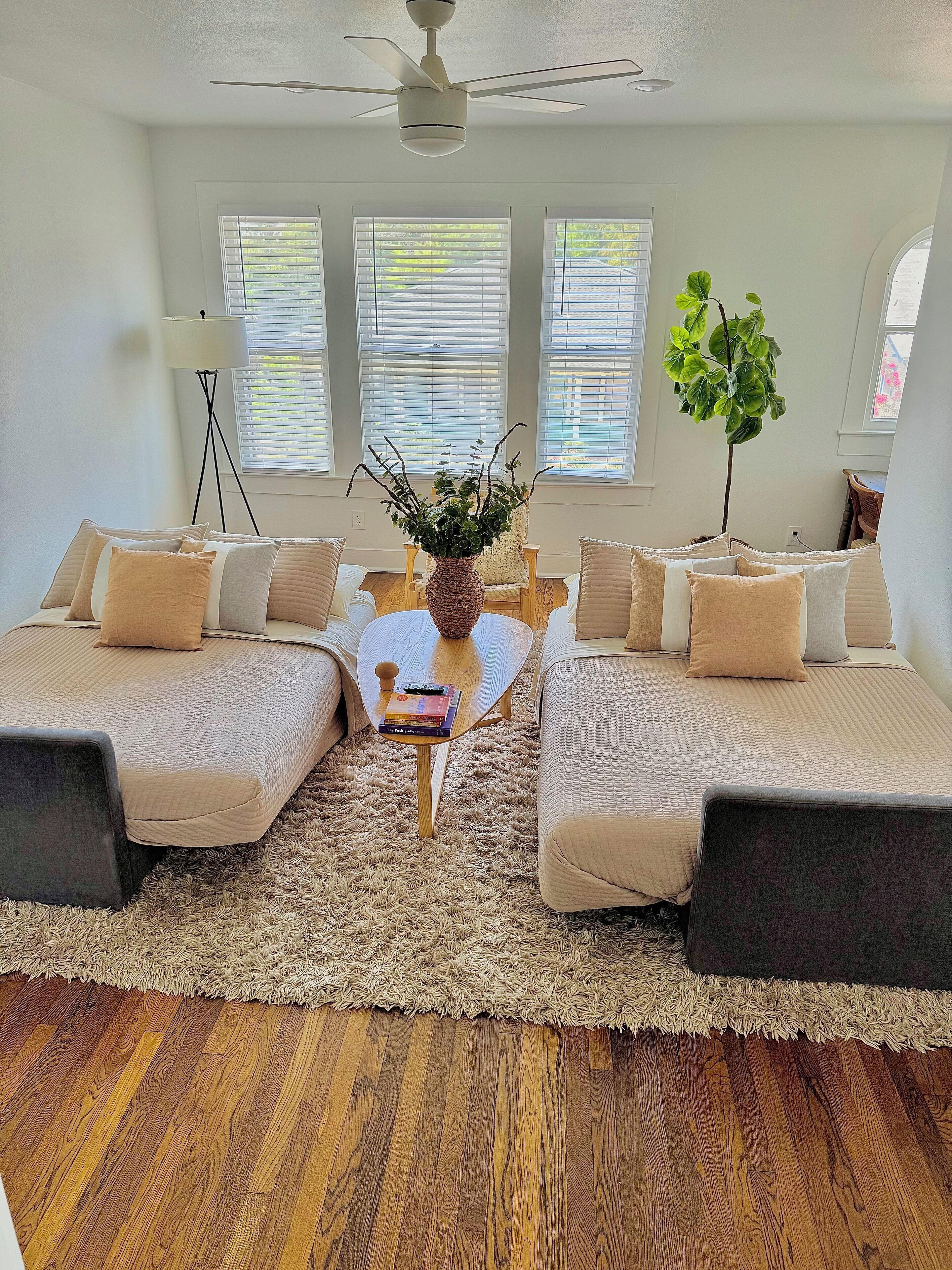 2 bedrooms, desk, iron/ironing board, free WiFi