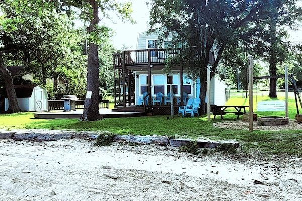 Shaded lounging areas available at almost any time of day.