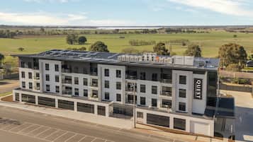 Majoituspaikan julkisivu