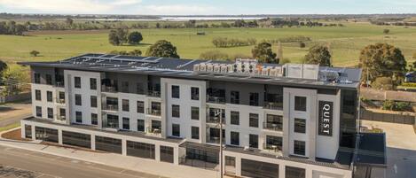 Façade de l’hébergement