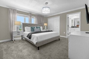 4 bedrooms, iron/ironing board, WiFi, bed sheets