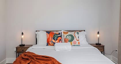 Modern Oasis Full Duplex 6 Bed 4.2 Bath, Walk to DT