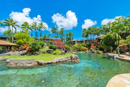 プール. Top Floor Ocean View Resort 3BR +Beach +A/C +Pool