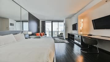 1 makuuhuone, työpöytä, silitysrauta/-lauta, ilmainen Wi-Fi