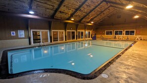 Indoor pool, outdoor pool