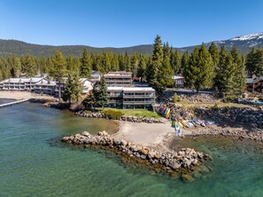Exterior - Chateau Chamonix 37 - Tahoe Lakefront Condo with Beach Access & Dual Balconies Near Kings Beach (Tahoe Vista)