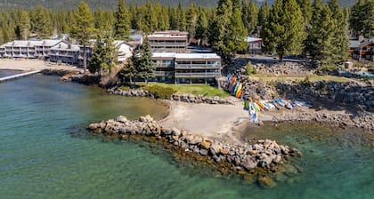 Chateau Chamonix 37 - Tahoe Lakefront Condo with Beach Access & Dual Balconies Near Kings Beach