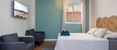 1 chambre, fer et planche Ă repasser, lit parapluie, Wi-Fi gratuit