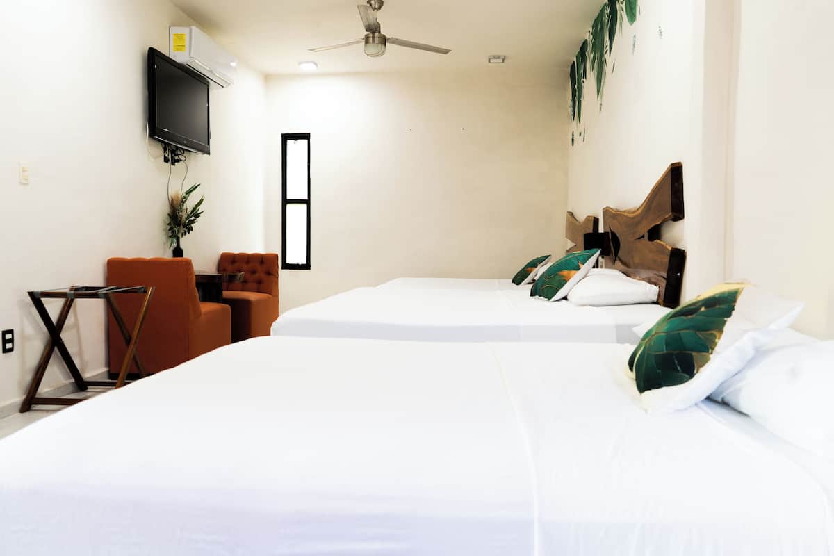Family Triple Room, Multiple Beds, Garden View | Fan