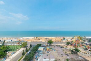 Sun loungers, beach towels