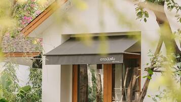 Façade de l’hébergement