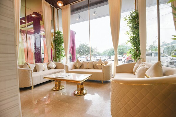 Sala de estar en el lobby