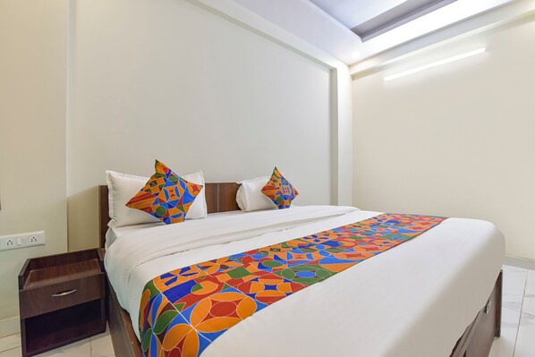 1 chambre, draps en coton égyptien, literie de qualité, coffre-fort