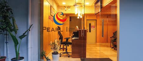 Interior entrance