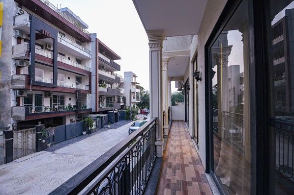 Uitzicht vanuit accommodatie