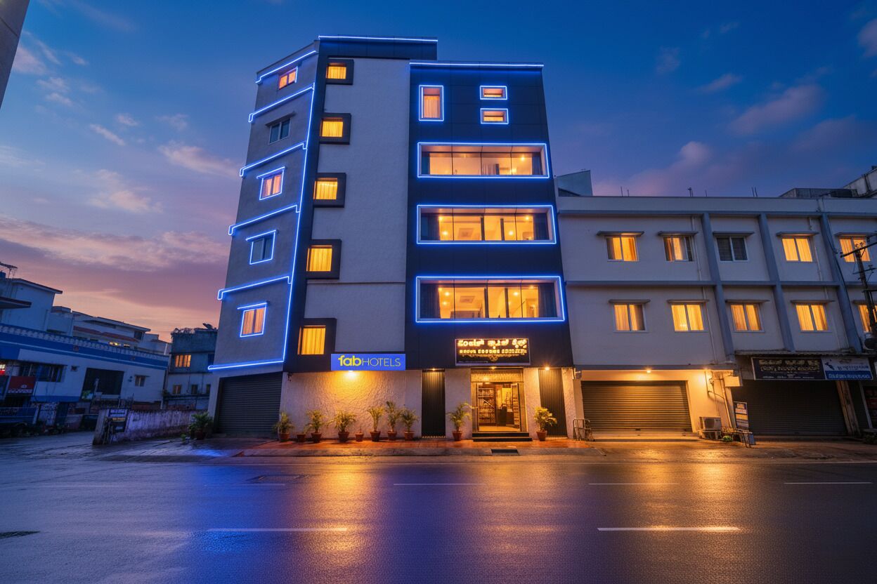 Framhlið gististaðar