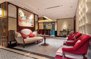 Sala de estar en el lobby