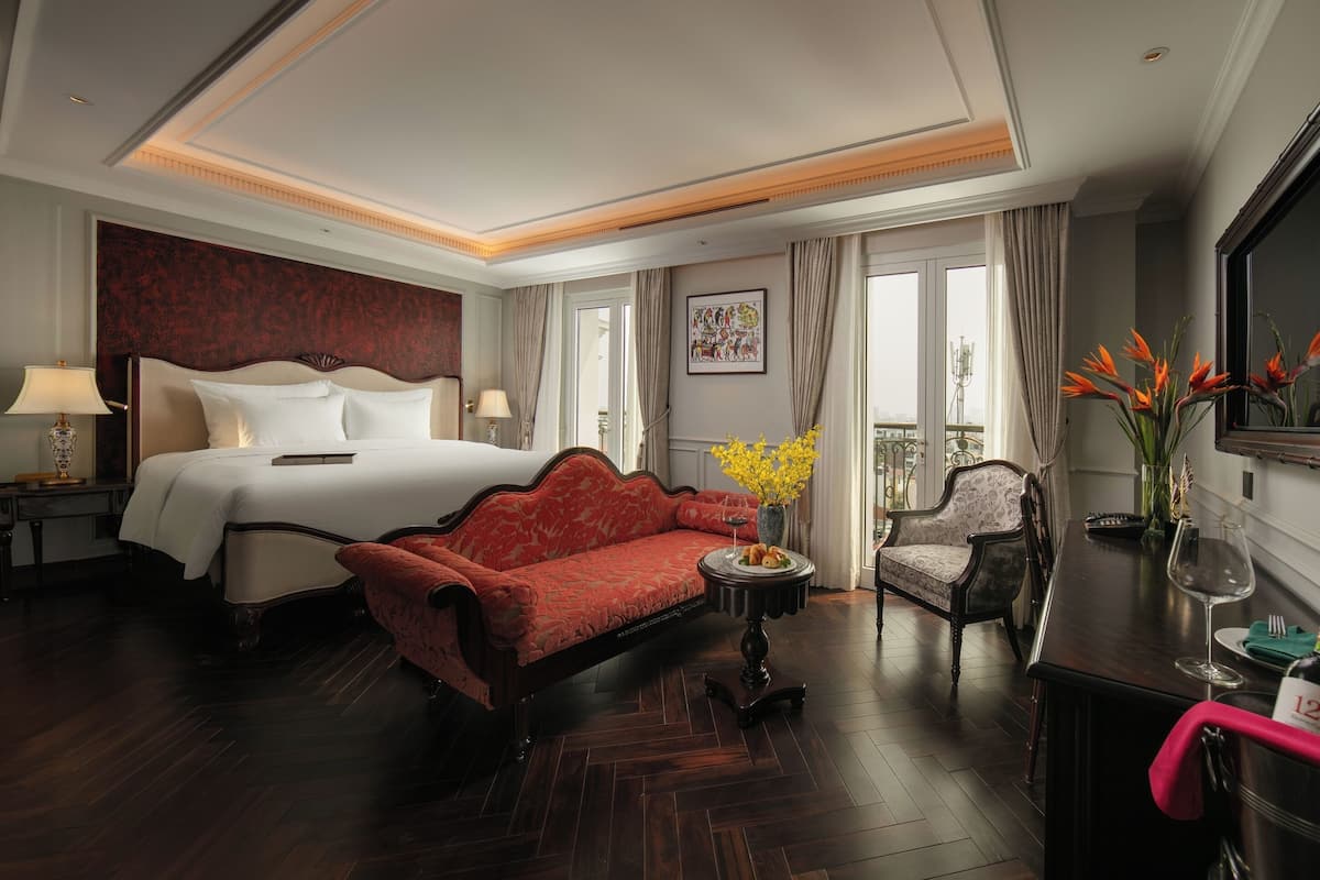 Suite Présidentielle, patio, vue ville | 1 chambre, draps en coton égyptien, literie de qualité supérieure