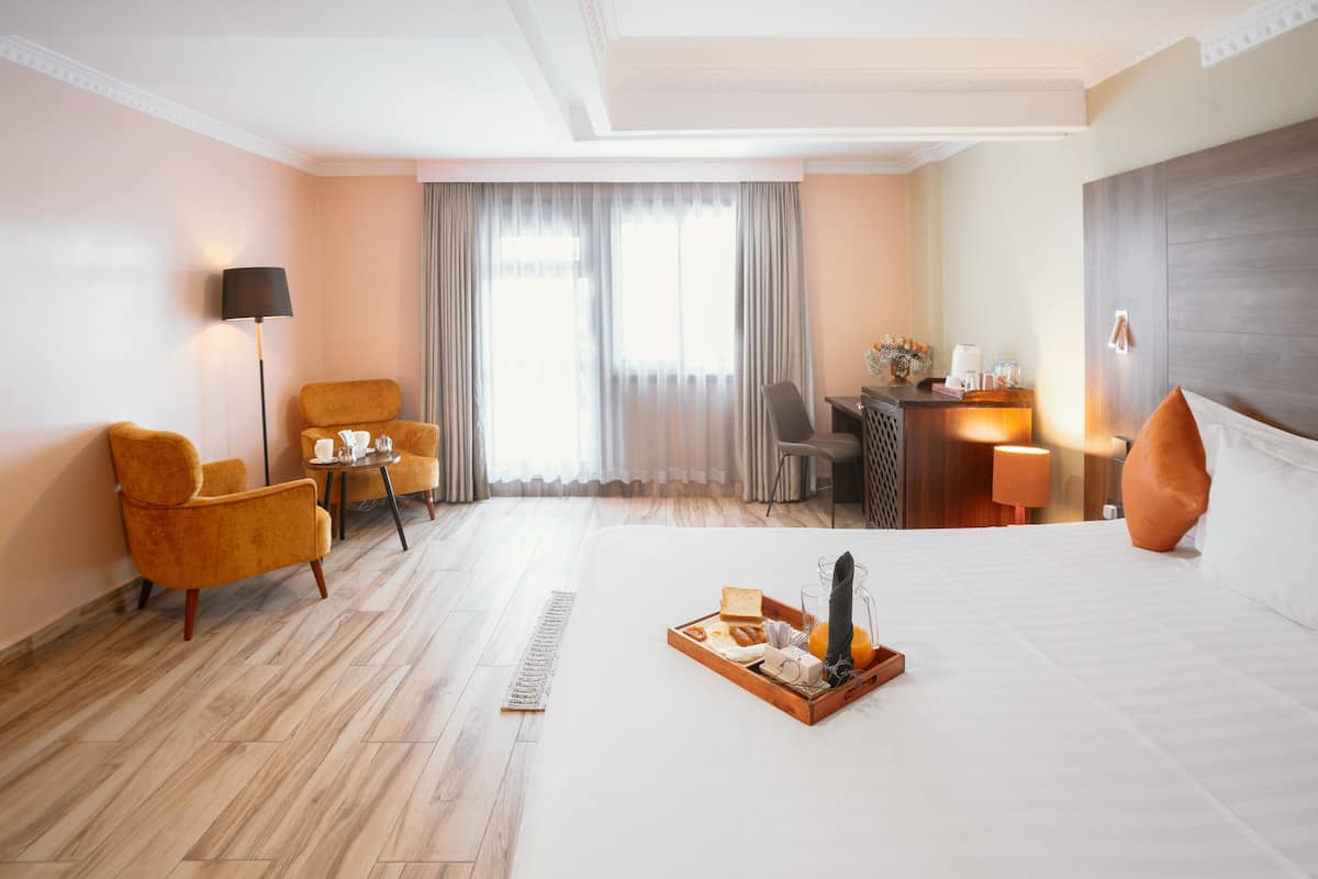 Egyptian cotton sheets, premium bedding, down duvets, memory-foam beds