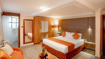 Egyptian cotton sheets, premium bedding, down duvets, memory-foam beds