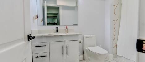 Towels, soap, toilet paper