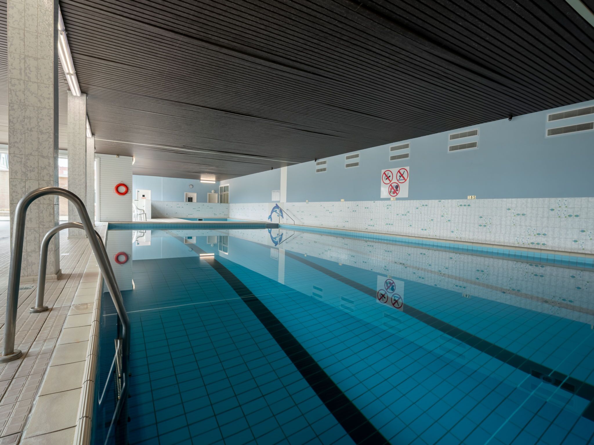 Indoor pool, a heated pool
