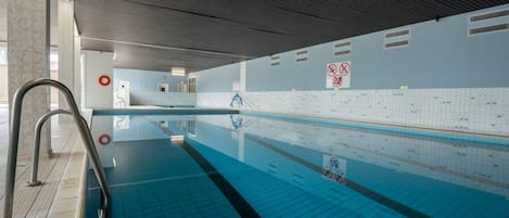 Indoor pool, a heated pool